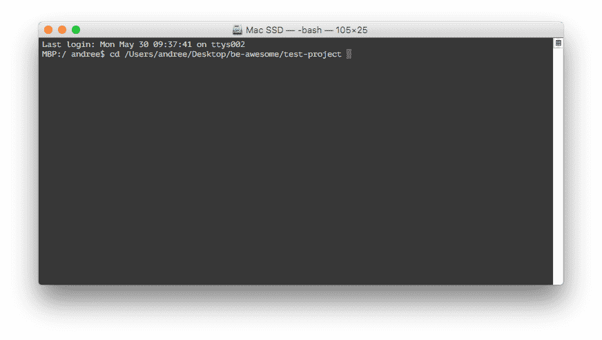Screenshot 1: After installing Sketchtool
